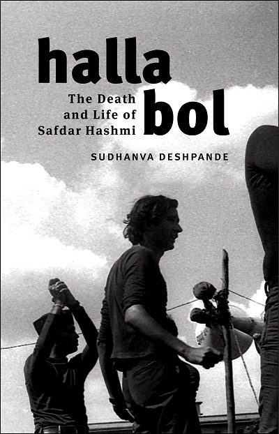 Cover of the book featuring Hashmi in foreground. Image from mayday.leftword.com
